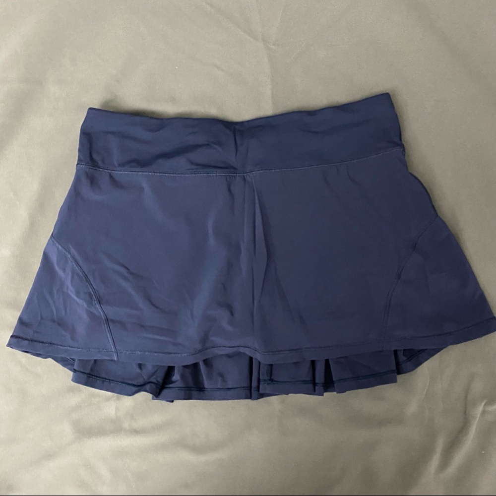 Lululemon circuit breaker skirt Size 6 nocturnal teal